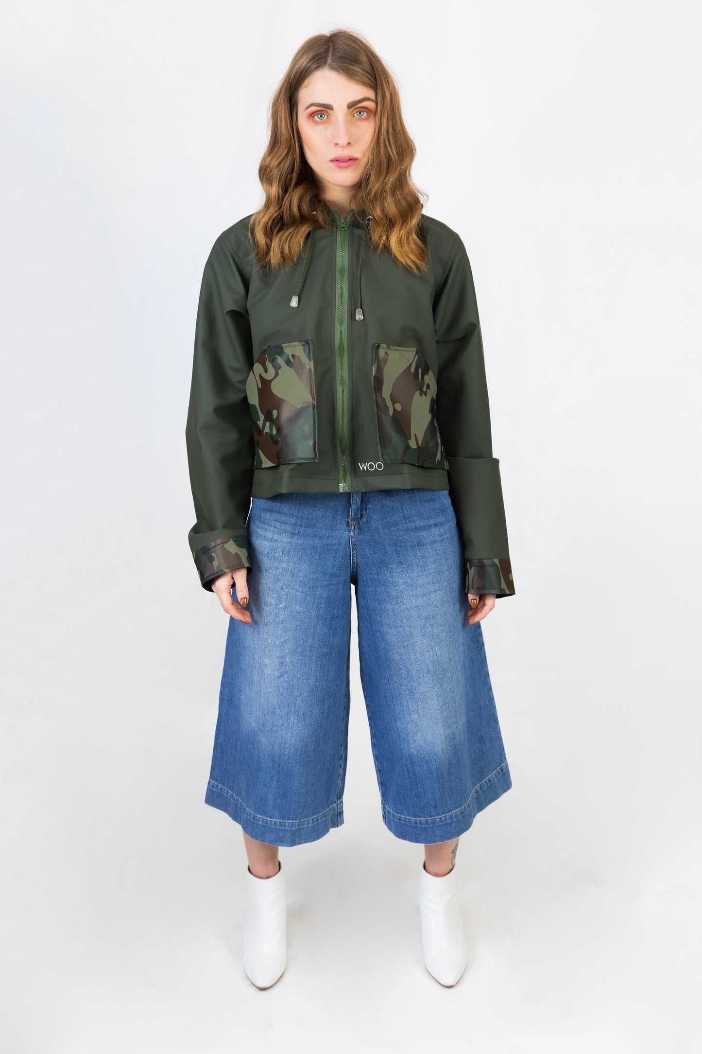 CROPPED – GIACCA IMPERMEABILE