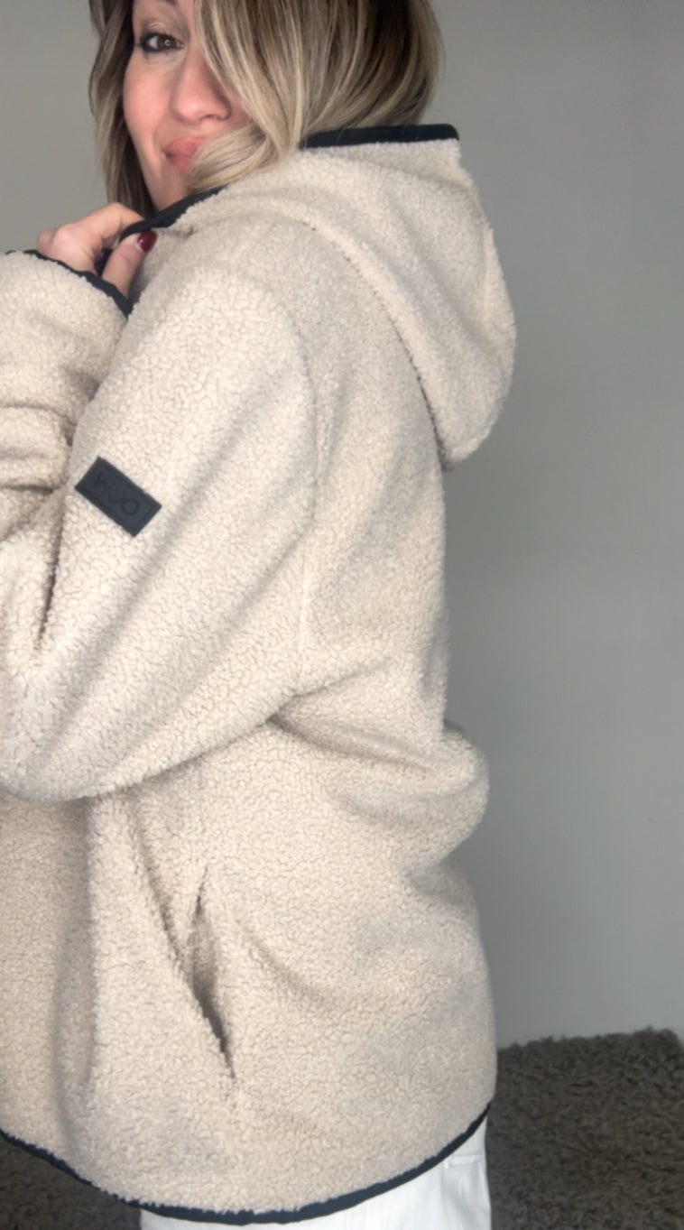 COZY ZIP TEDDY - GIACCA PILE