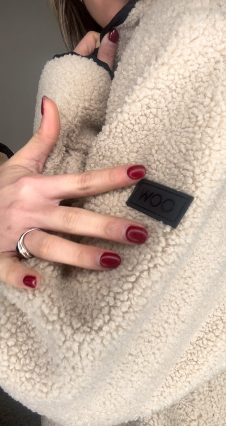 COZY ZIP TEDDY - GIACCA PILE