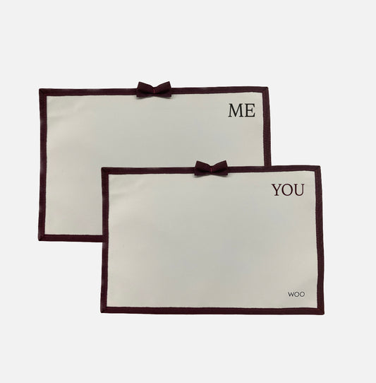 Set di 2 Tovagliette You&Me