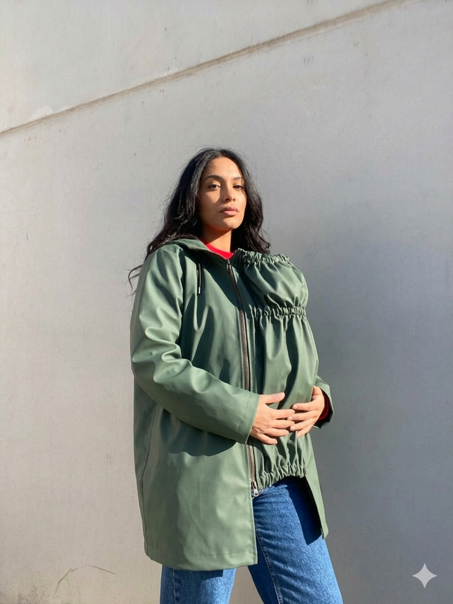 MaDDy - la Giacca Premaman con Baby Wearing