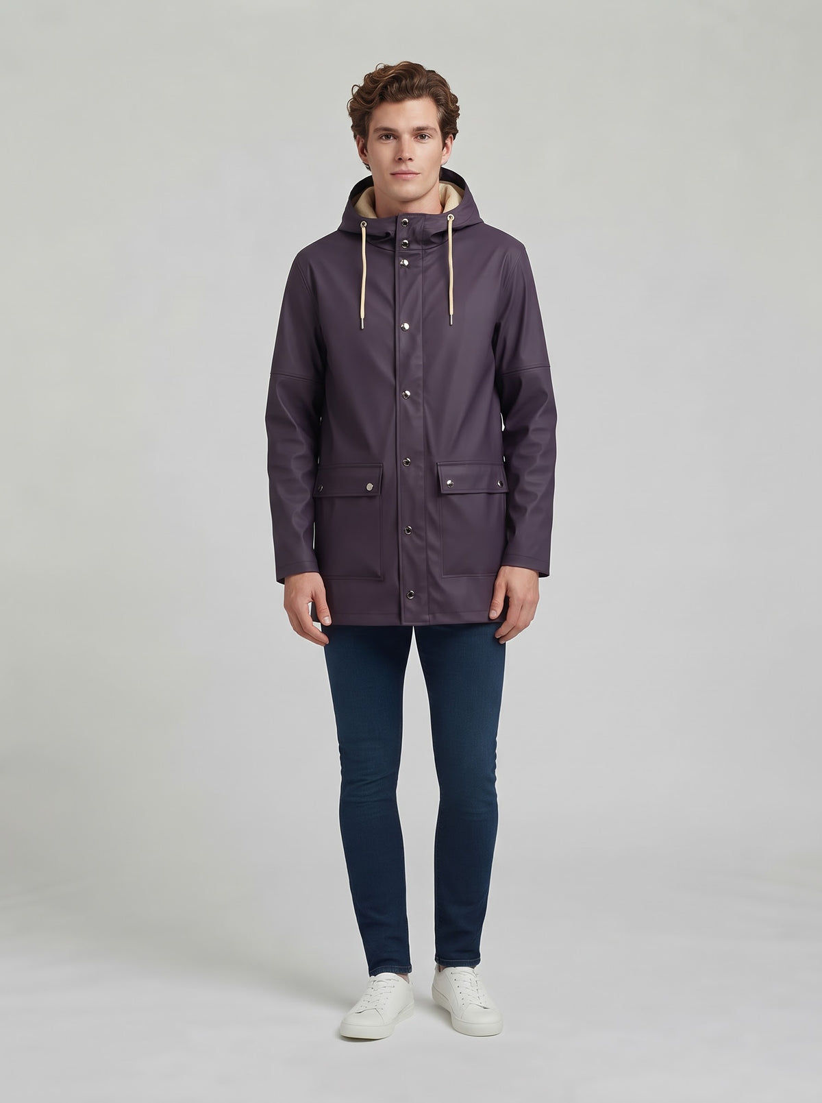 FISHER NEW – Giacca impermeabile UNISEX con collo alto