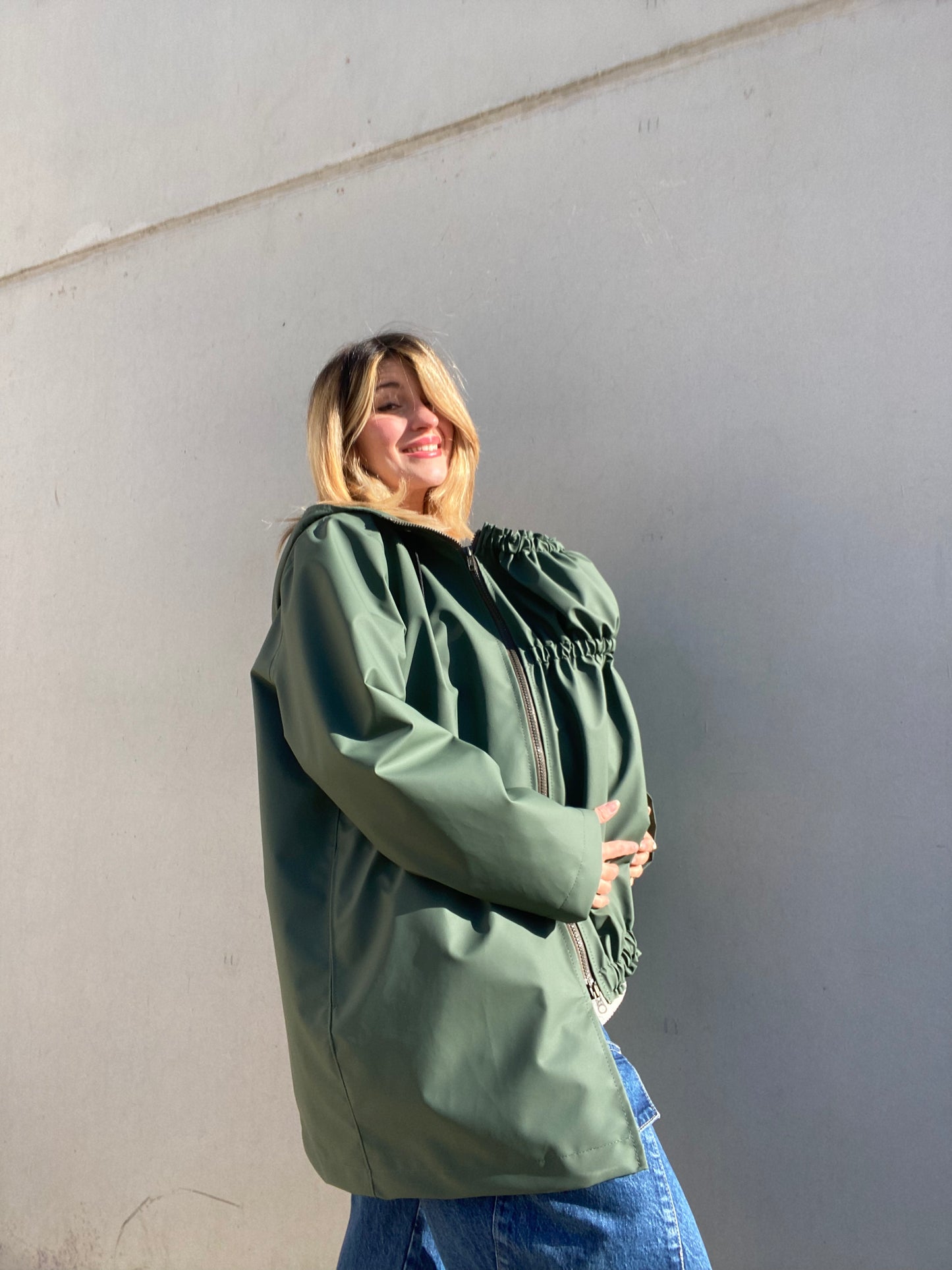 MaDDy - la Giacca Premaman con Baby Wearing