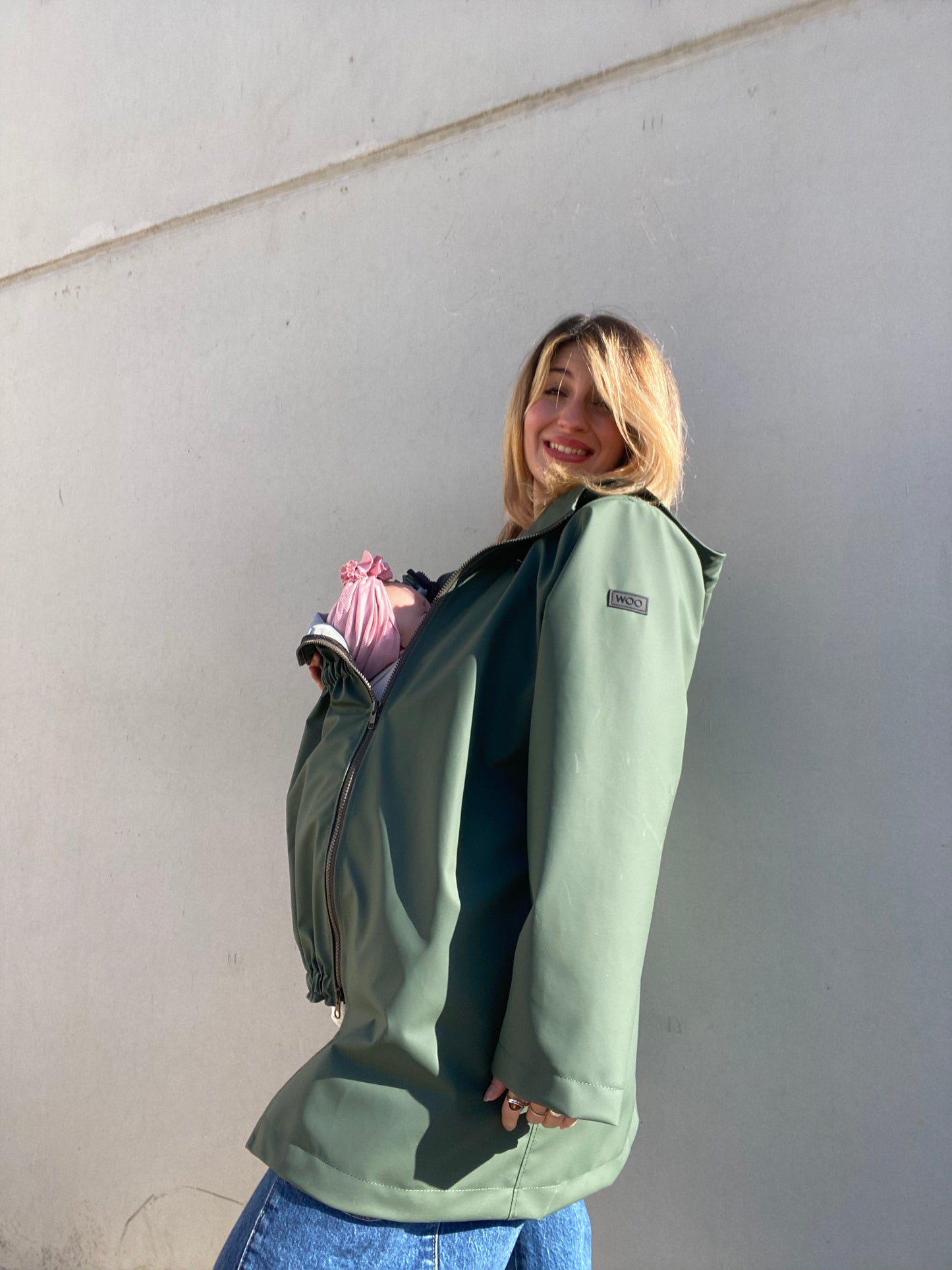 MaDDy - la Giacca Premaman con Baby Wearing